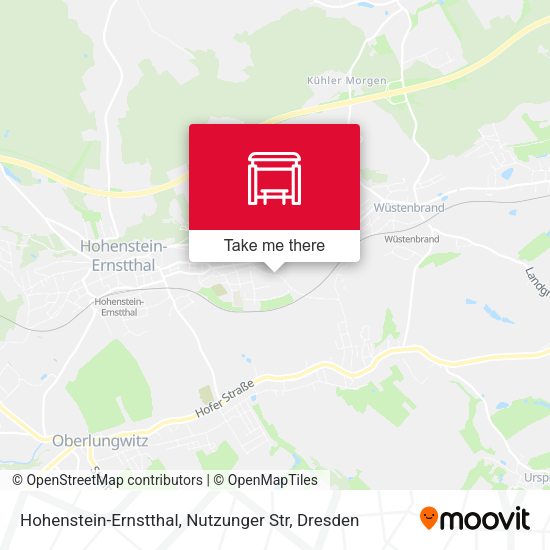 Карта Hohenstein-Ernstthal, Nutzunger Str