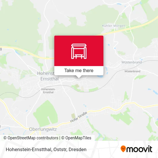 Карта Hohenstein-Ernstthal, Oststr