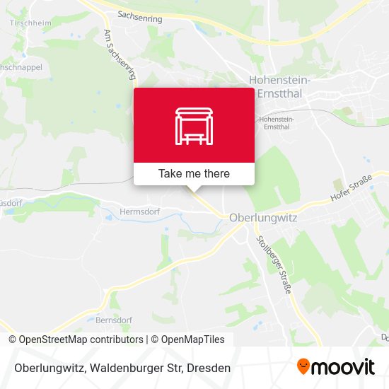 Карта Oberlungwitz, Waldenburger Str