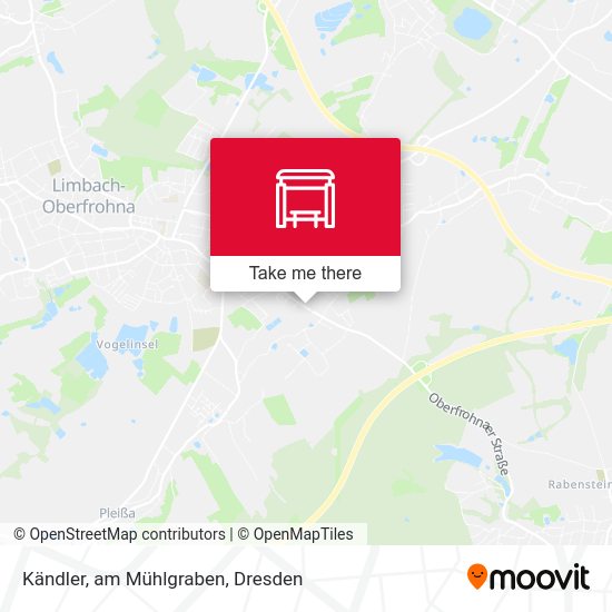Карта Kändler, am Mühlgraben