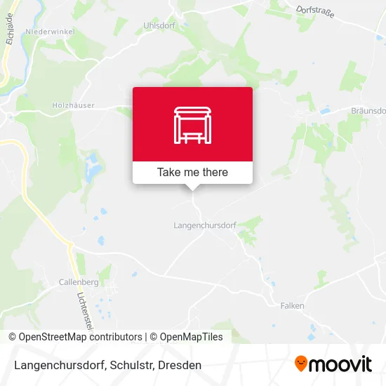 Карта Langenchursdorf, Schulstr
