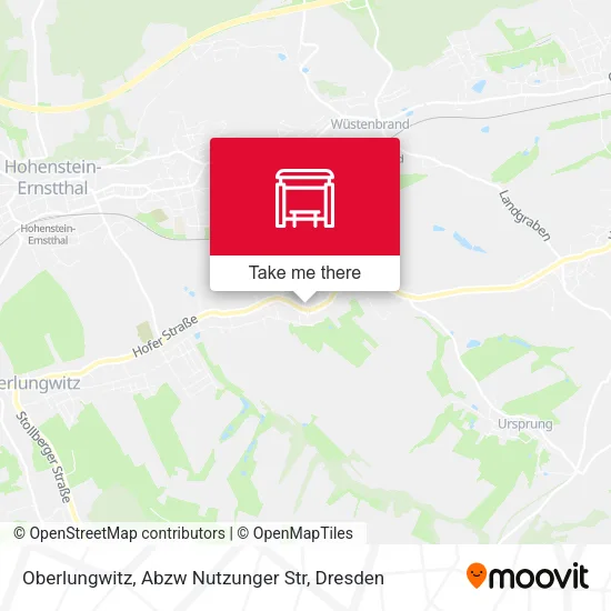 Карта Oberlungwitz, Abzw Nutzunger Str