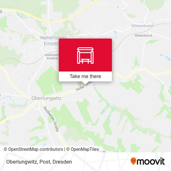 Карта Oberlungwitz, Post