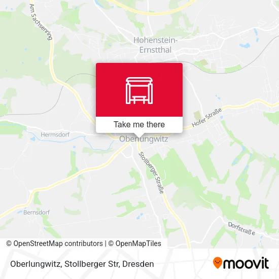 Карта Oberlungwitz, Stollberger Str