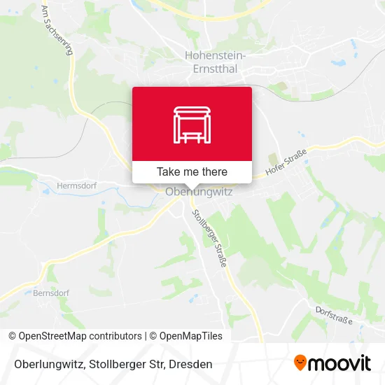 Карта Oberlungwitz, Stollberger Str