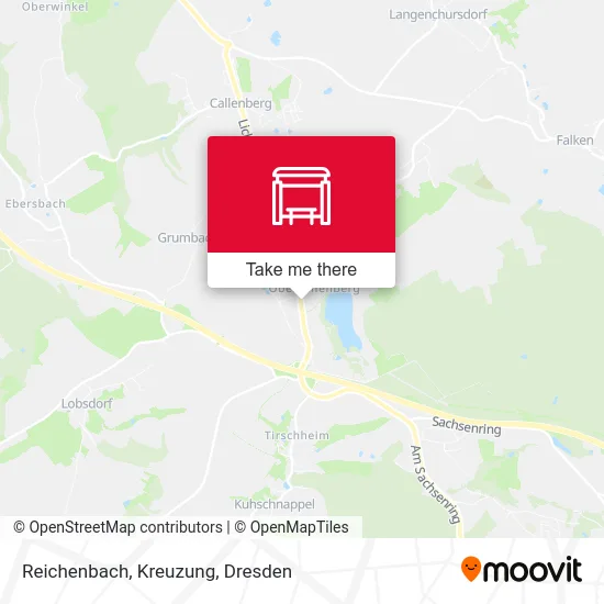 Карта Reichenbach, Kreuzung