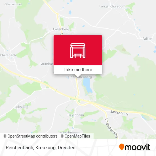 Карта Reichenbach, Kreuzung