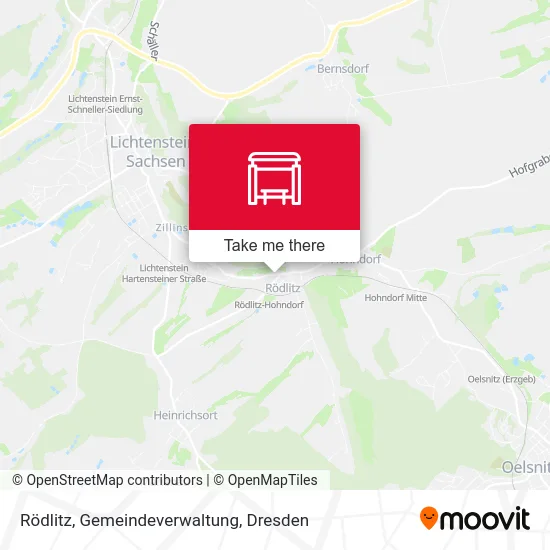 Карта Rödlitz, Gemeindeverwaltung