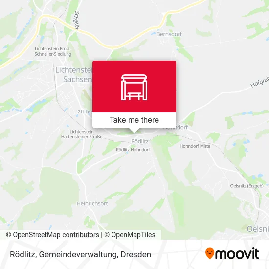 Карта Rödlitz, Gemeindeverwaltung