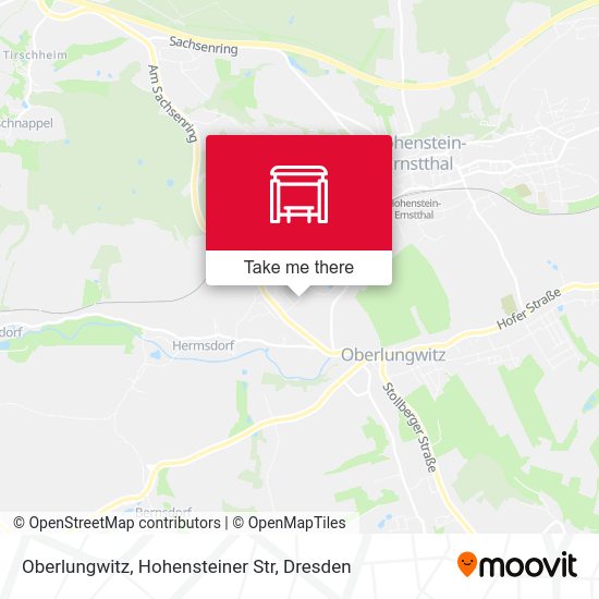 Карта Oberlungwitz, Hohensteiner Str