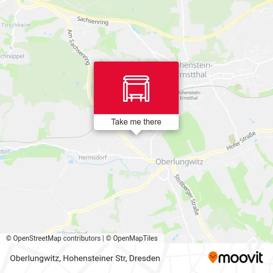 Карта Oberlungwitz, Hohensteiner Str