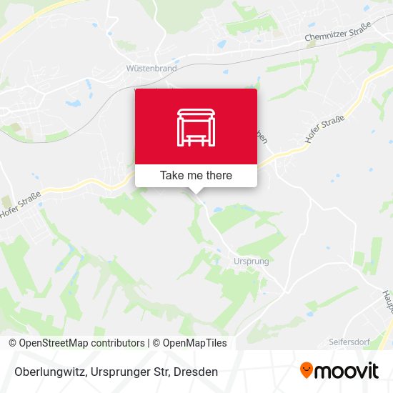 Карта Oberlungwitz, Ursprunger Str