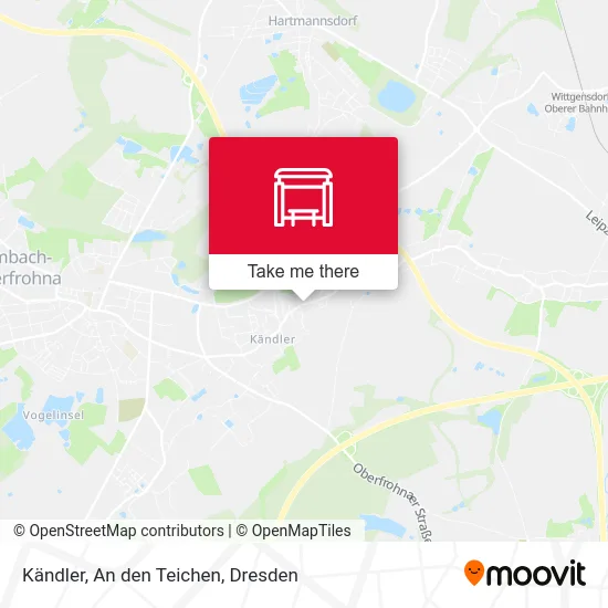 Карта Kändler, An den Teichen