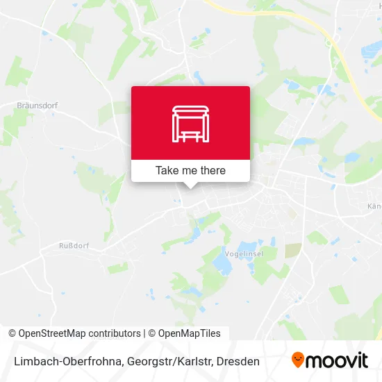 Карта Limbach-Oberfrohna, Georgstr / Karlstr
