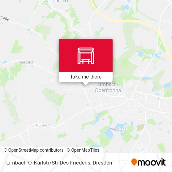 Карта Limbach-O, Karlstr / Str Des Friedens