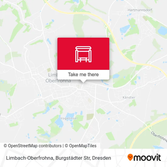Карта Limbach-Oberfrohna, Burgstädter Str