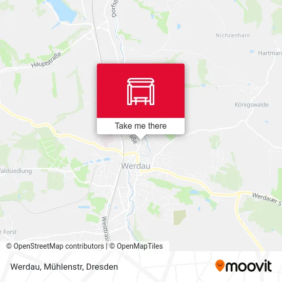 Карта Werdau, Mühlenstr