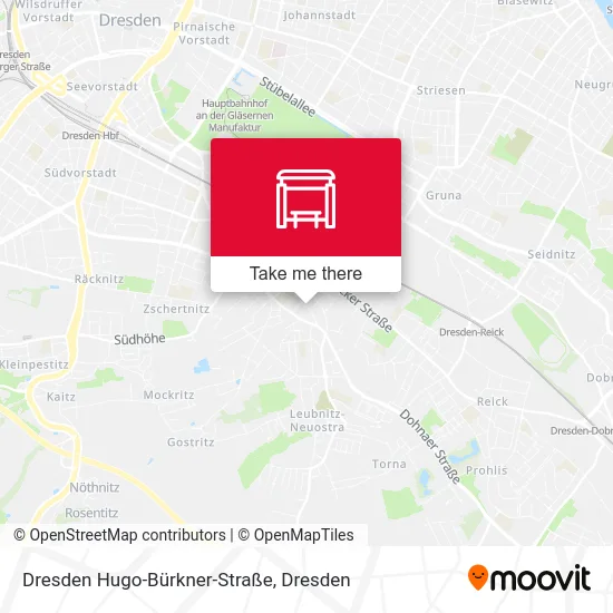 Карта Dresden Hugo-Bürkner-Straße