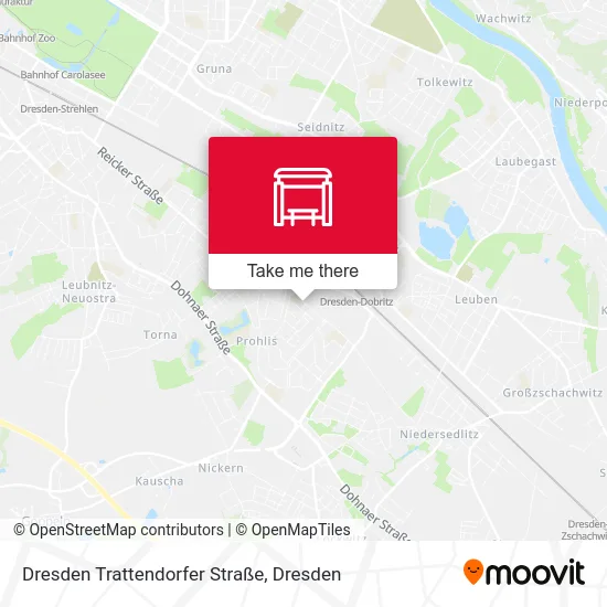 Карта Dresden Trattendorfer Straße