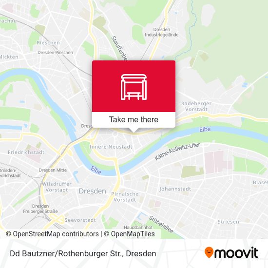 Карта Dd Bautzner/Rothenburger Str.