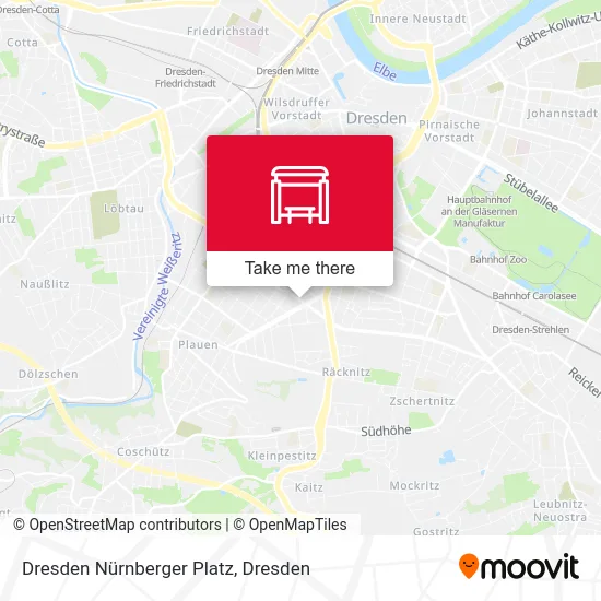 Карта Dresden Nürnberger Platz