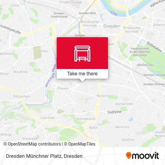 Карта Dresden Münchner Platz