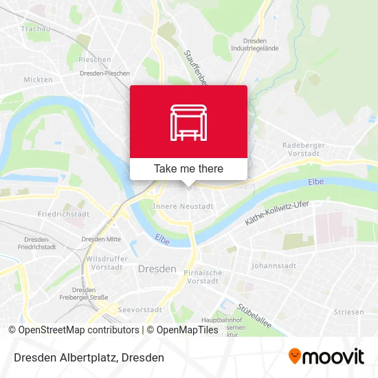 Карта Dresden Albertplatz