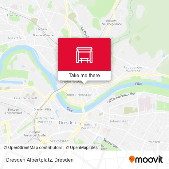 Карта Dresden Albertplatz