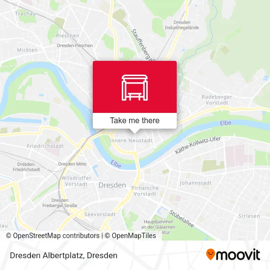 Карта Dresden Albertplatz
