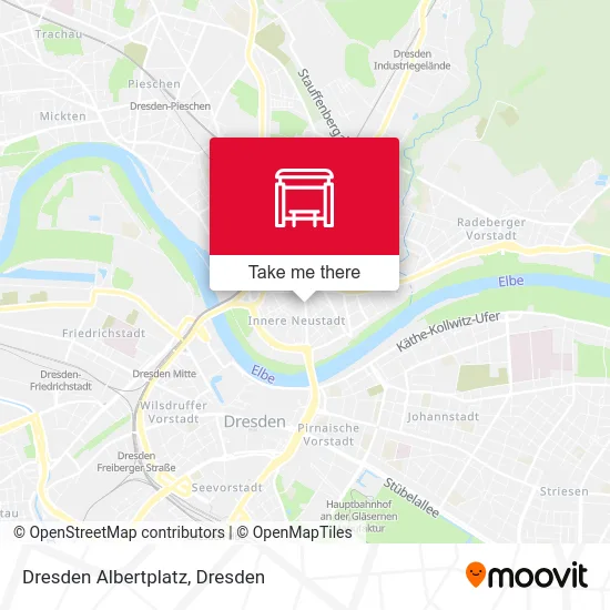 Карта Dresden Albertplatz