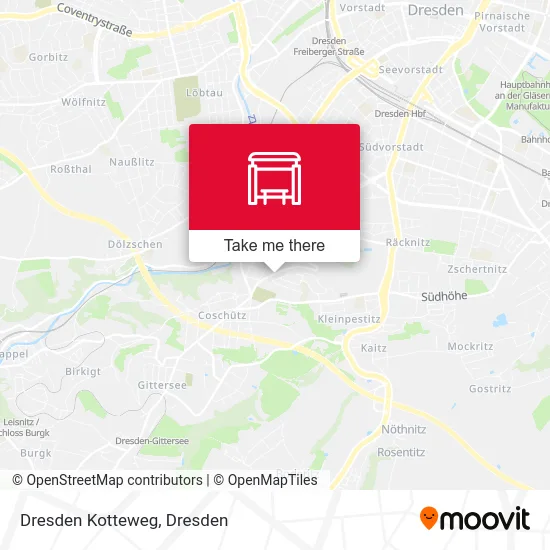 Карта Dresden Kotteweg