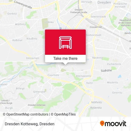 Карта Dresden Kotteweg