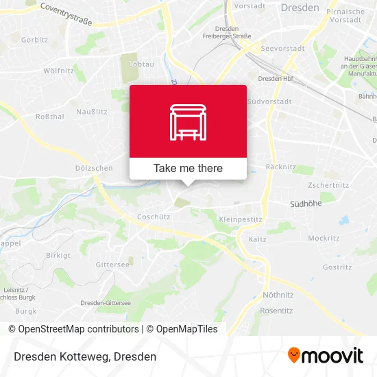 Карта Dresden Kotteweg