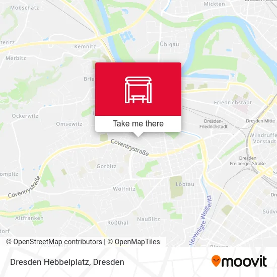 Карта Dresden Hebbelplatz