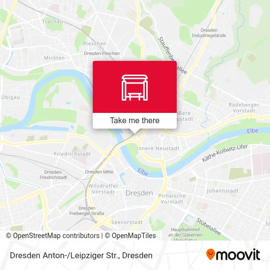 Карта Dresden Anton-/Leipziger Str.