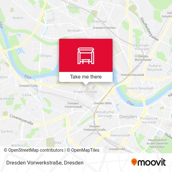 Карта Dresden Vorwerkstraße