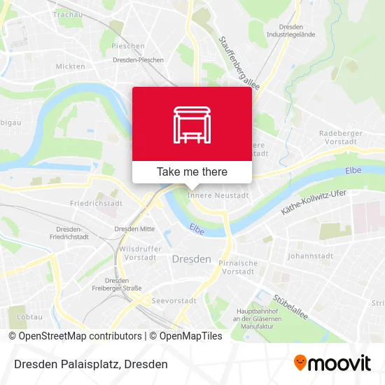 Карта Dresden Palaisplatz