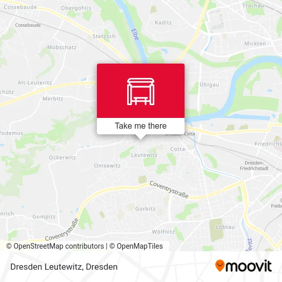 Карта Dresden Leutewitz