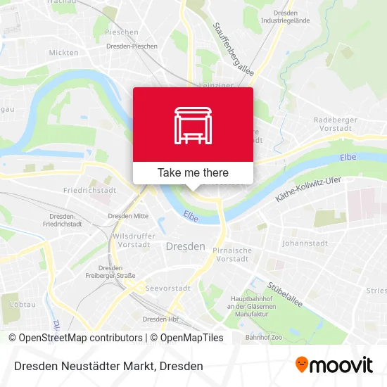 Карта Dresden Neustädter Markt