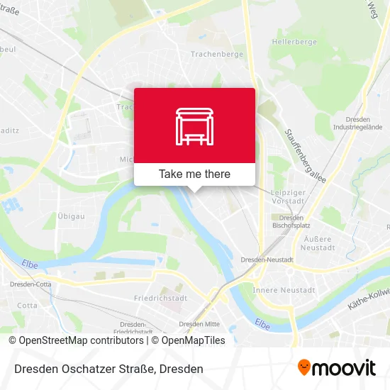Карта Dresden Oschatzer Straße