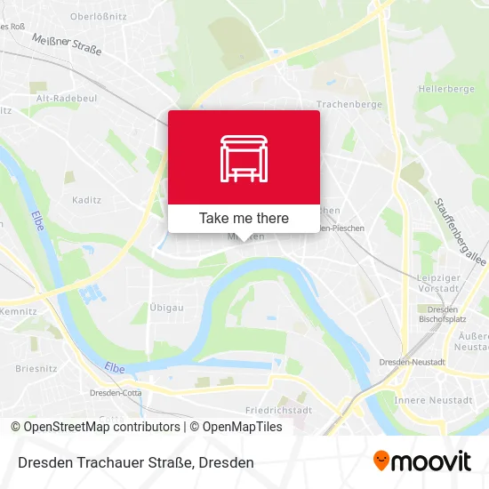 Карта Dresden Trachauer Straße