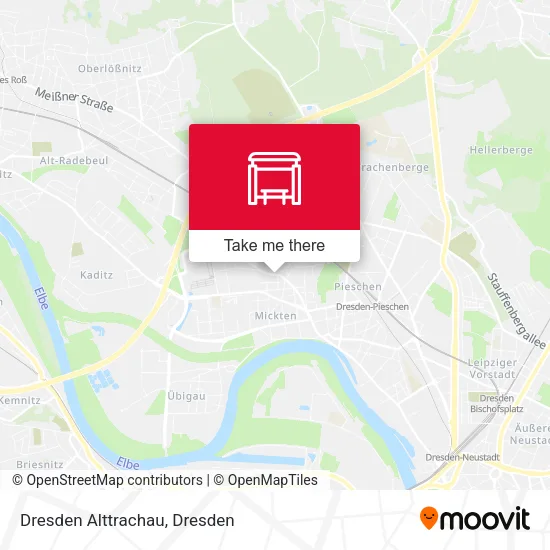 Карта Dresden Alttrachau