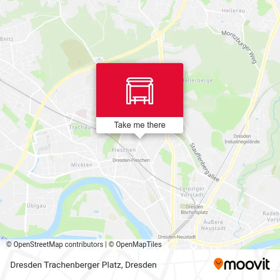 Карта Dresden Trachenberger Platz