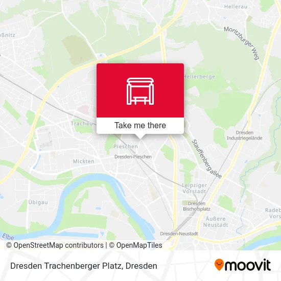 Карта Dresden Trachenberger Platz