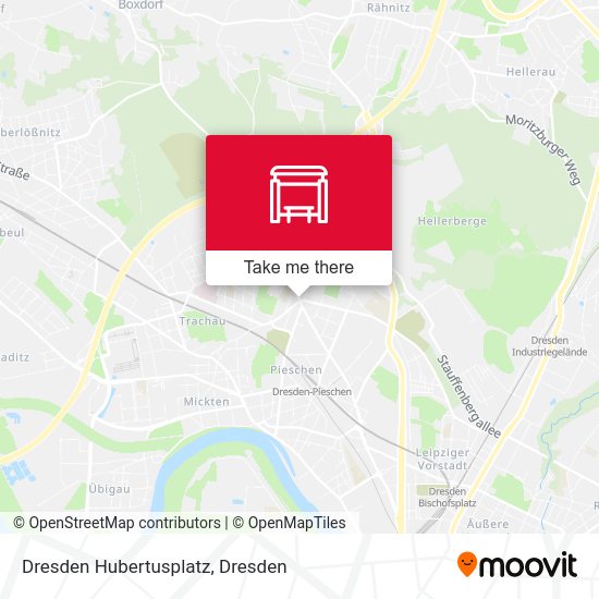 Карта Dresden Hubertusplatz