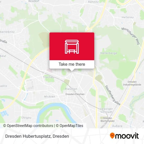 Карта Dresden Hubertusplatz