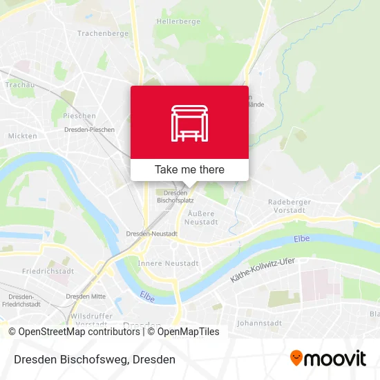 Карта Dresden Bischofsweg