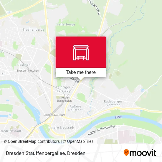 Карта Dresden Stauffenbergallee