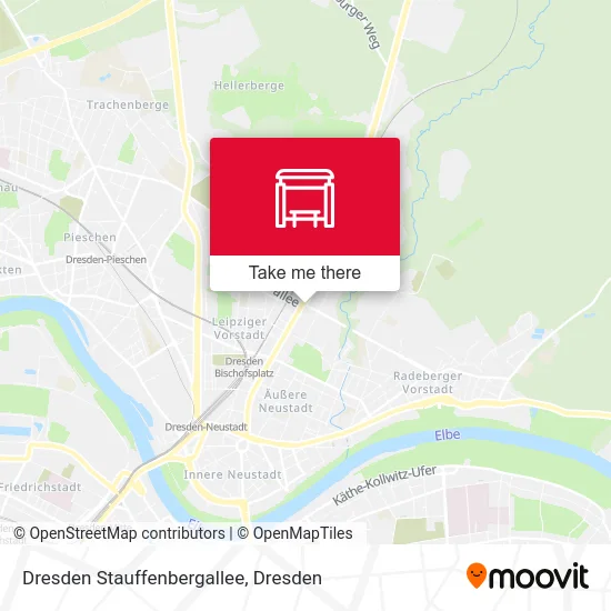 Карта Dresden Stauffenbergallee