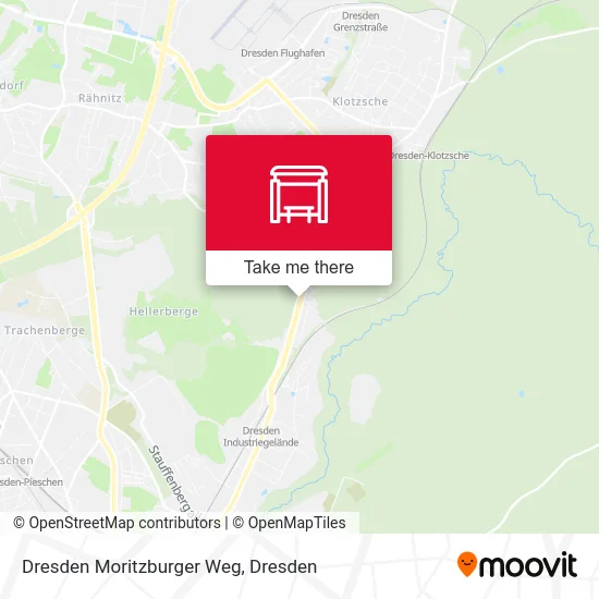 Карта Dresden Moritzburger Weg